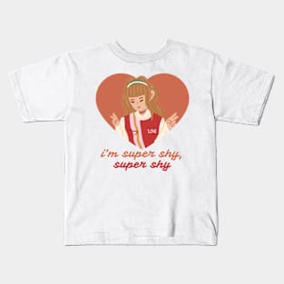 Super Shy NewJeans Kids T-Shirt